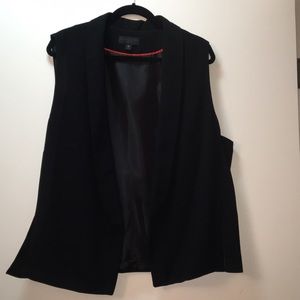 Worthington long vest with lapel